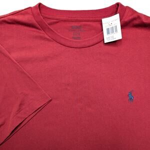 Polo Ralph Lauren Mens T-Shirt - XL Short Sleeve Red Blue Pony NWT